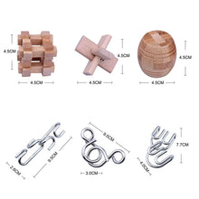 Charger l'image dans la galerie, Educational Lu Ban Kong Ming Locks