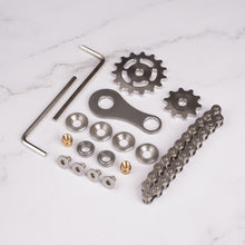 Load image into Gallery viewer, Sprockets and Gears stainless steel fidget spinner
