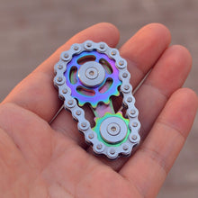 Load image into Gallery viewer, Sprockets and Gears stainless steel fidget spinner
