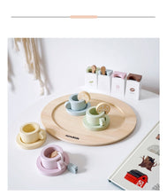 Load image into Gallery viewer, Wooden Toy Kitchen Afternoon Tea Set