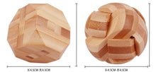 Cargar imagen en el visor de la galería, Set of 12PCS Educational Bamboo Puzzle Brain Teaser
